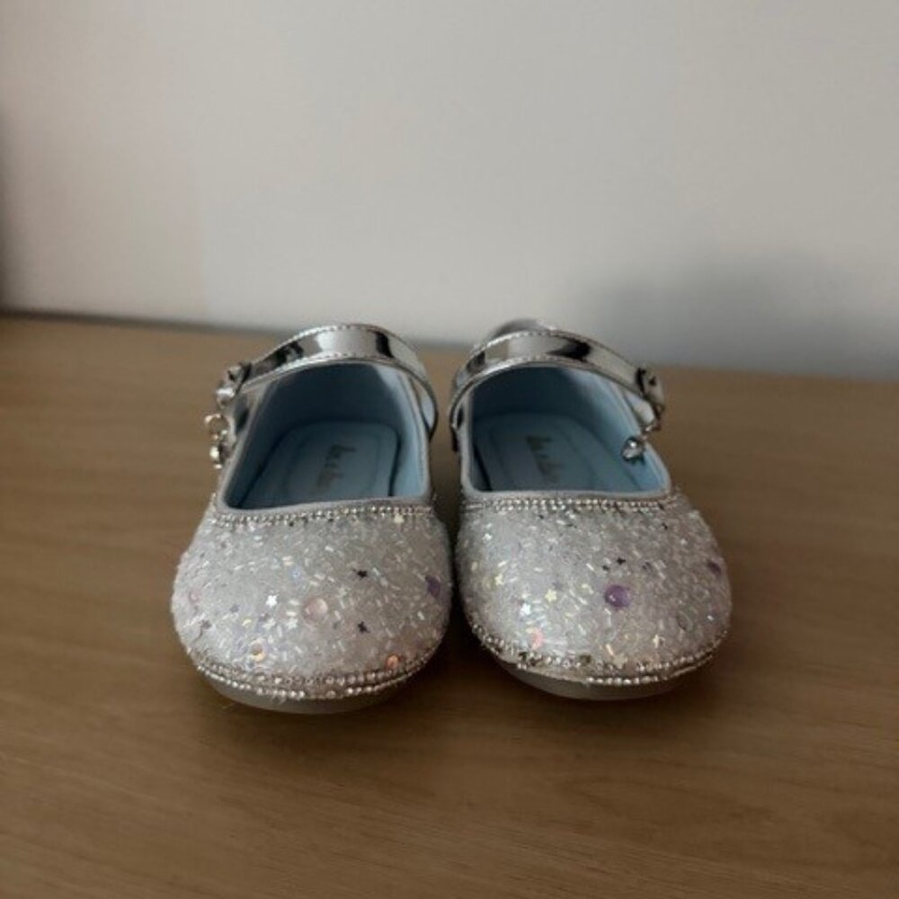 doe a dear Silver Shoes
